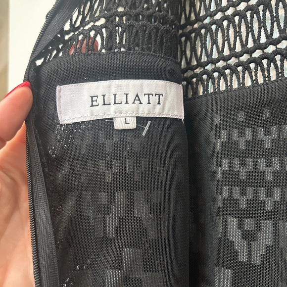 Elliatt open mesh cocktail dress - Picture 5 of 6